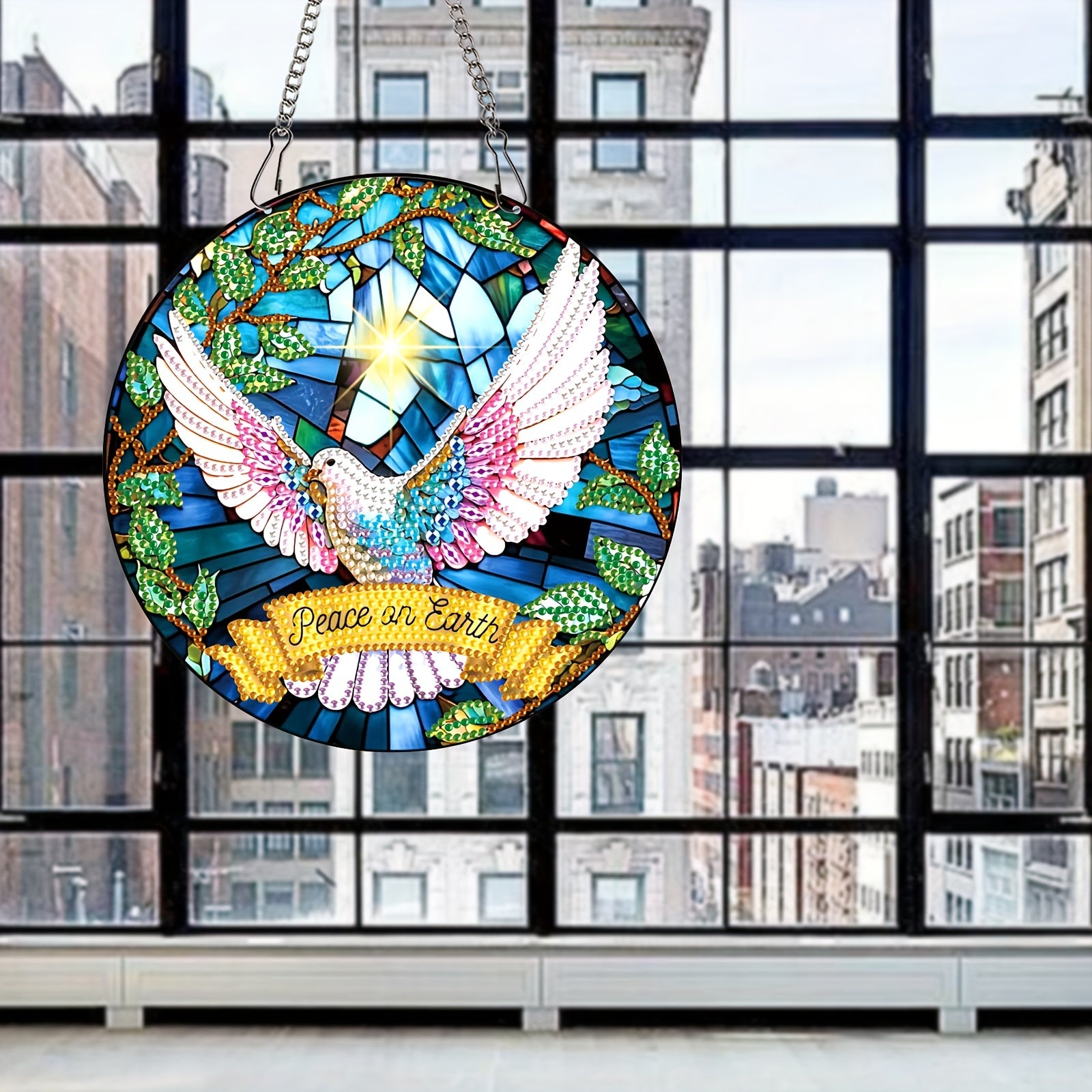 Pigeon Pattern Diamond Painting Kit DIY 5D Pendant Home Wall Decor