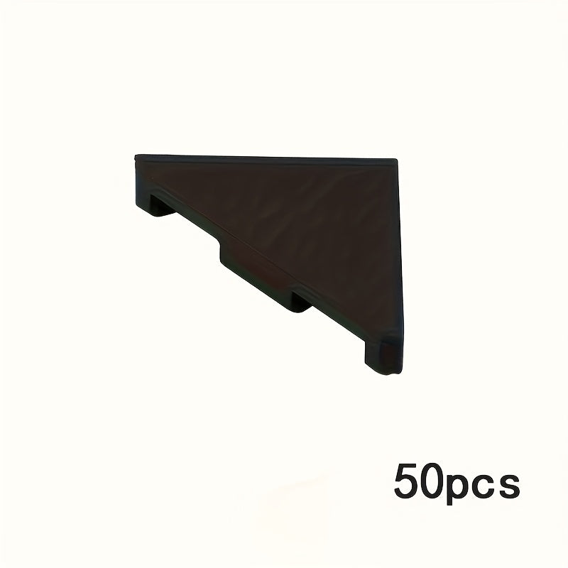 50 Triangular Light Panels and 45 Smooth Ceramic Tiles Building Blocks