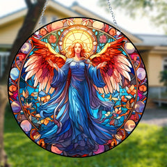14 Angel Window Hanging Suncatcher Christmas Gift Patio Decor