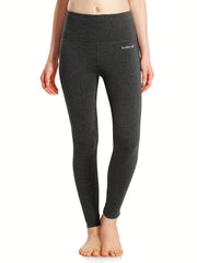 Women's High Waist Yoga Leggings Slim Fit Breathable Workout Tights