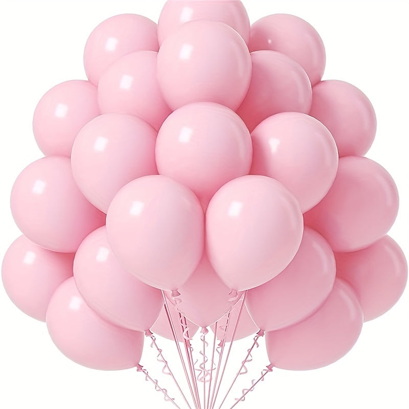50pcs 25.4cm Light Pink Latex Party Balloons Halloween Christmas