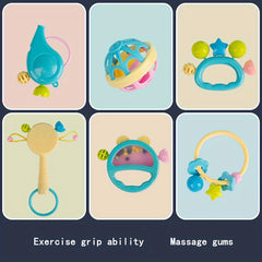 Baby Rattle Toy Newborn Puzzle Toddler Teether