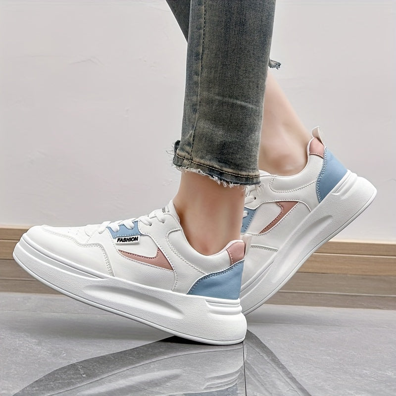 Women's Chunky Sneakers Anti Slip Sports Shoes Low Top Outdoor Skate Shoes