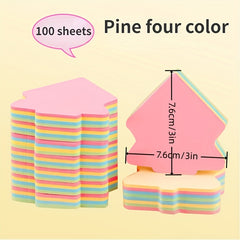 100 Sheets Sticky Notes Multiple Styles