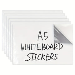6pcs Dry Erase Whiteboard Stickers A5 Size