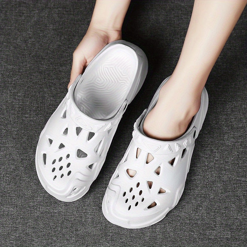 Men's Lightweight Comfy Clogs Non Slip Garden Shoes Summer