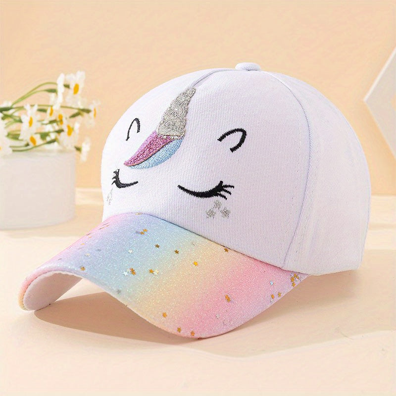 Kids Sleeping Unicorn Baseball Cap Visor