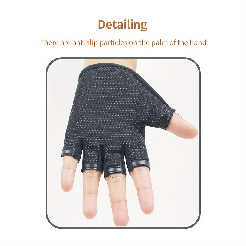 Kids Cartoon Half Section Outdoor Sports Gloves