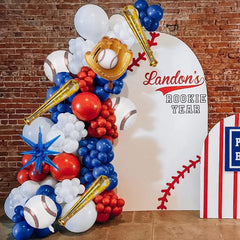 123pcs Baseball Balloon Toy Set Sports Theme Birthday Party Supplies