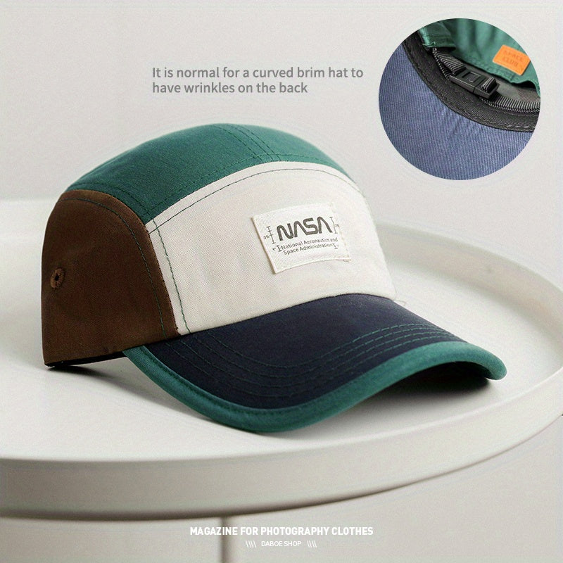 Soft Top Peaked Cap Quick Drying Adjustable Men's Baseball Cap