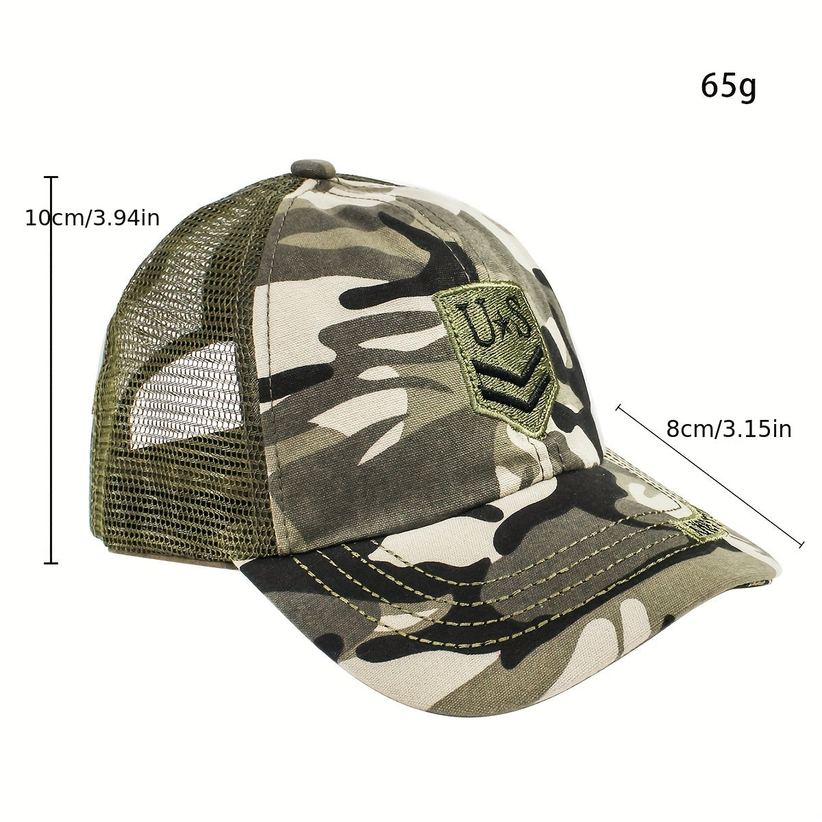 Fashionable Camouflage Mesh Breathable Baseball Cap