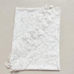 JOANSHRINE Rose Lace Sheer Bridal Veil Headscarf for Weddings Bridesmaids