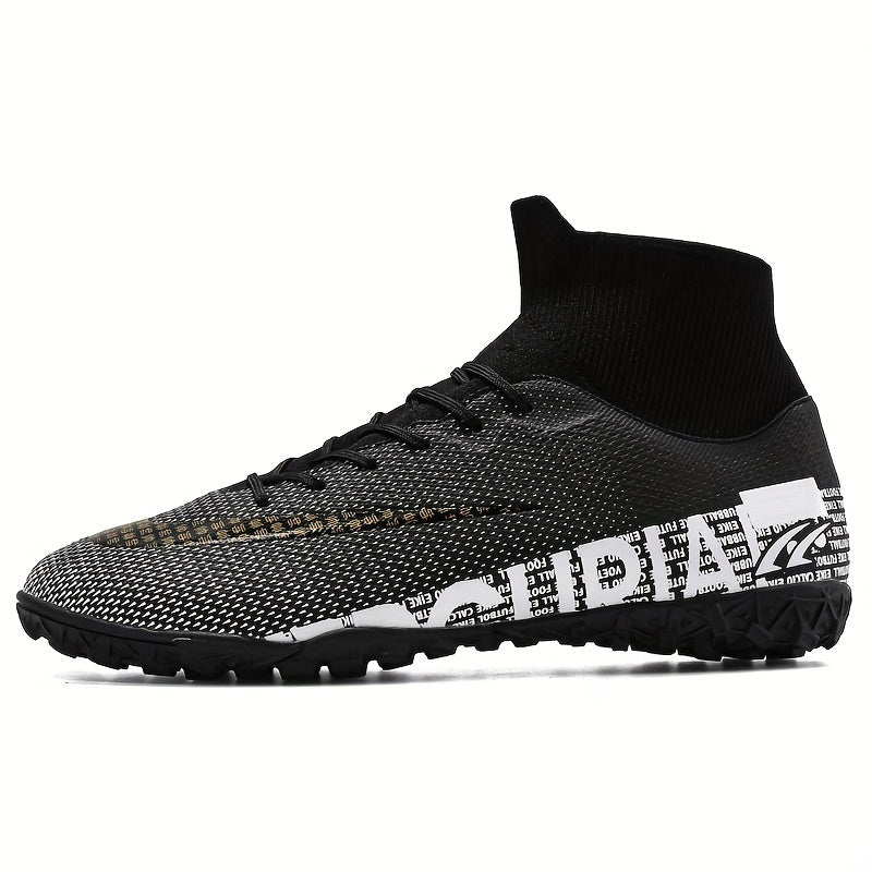 High Top Turf Football Boots Anti-Skid Outdoor Soccer Cleats