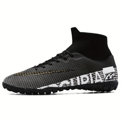 High Top Turf Football Boots Anti-Skid Outdoor Soccer Cleats