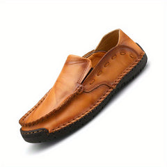 Men's Comfy Stitch Loafer Shoes Non-Slip Slip-On Driving Shoes