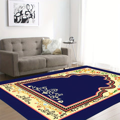 Boho Absorbent Non Slip Vintage Area Rug Soft Floor Mat Living Room Bedroom