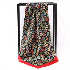 Flower Pattern Gauze Scarf Necke....