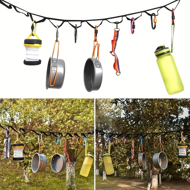 Camping Lanyard for Tent Storage and Clothesline