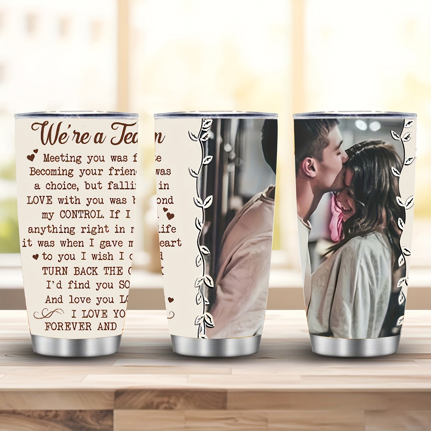 20oz Custom Insulated Travel Mug - Durable Reusable - Personalized Name