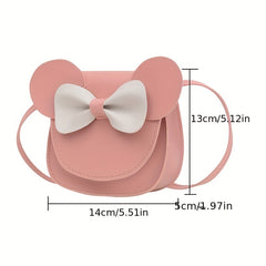 Kids PU Leather Crossbody Bag Mini Coin Purse Girls