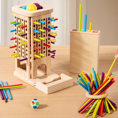 Wooden Stick Game Toy for Balance Math Skills and Patience Training
