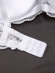 3pcs Lace Push Up Bras Comfy & Breathable Women's Lingerie