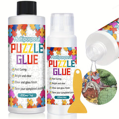 Water Soluble Puzzle Glue 200ml Transparent Non Toxic Quick Drying