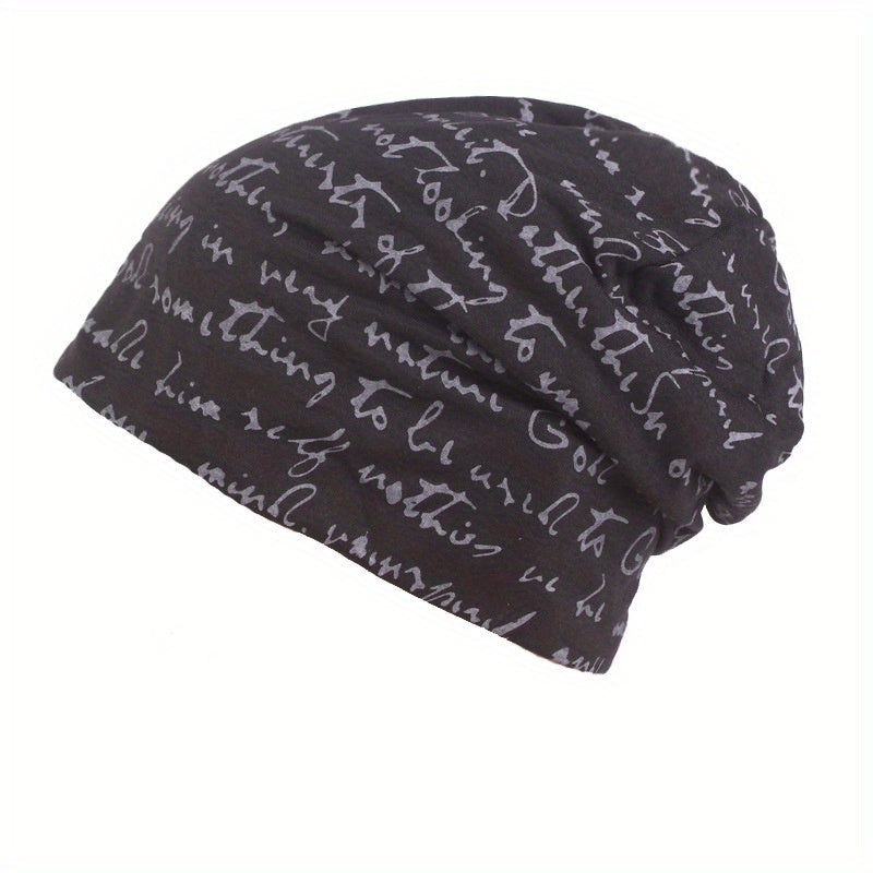 Hip Hop Letter Graffiti Pullover Hat