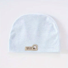 Striped Boneless Cotton Beanie Cap for Baby 0-3m