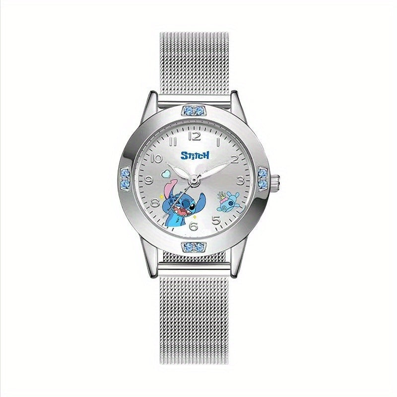 Cute Stitch Cartoon Watch for Teens - High Quartz Wristwatch