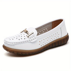 Women's Hollow Out Loafers Breathable Slip On Casual Shoes