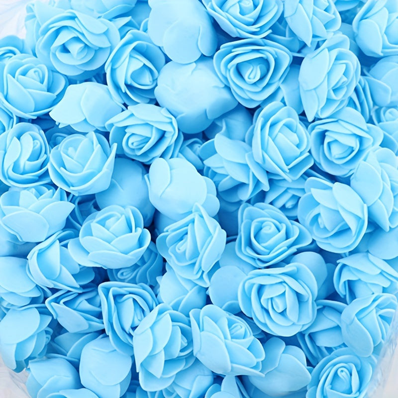 500pcs Mini PE Foam Rose Flowers Artificial DIY Wedding Party Gift