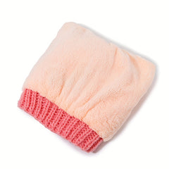 Kids Winter Hat And Scarf Set Warm Knitted Boys Girls