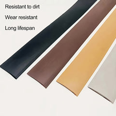 1pc 10 15mm PVC Self-adhesive Floor Mat Flat Button Strip for Flooring Threshold