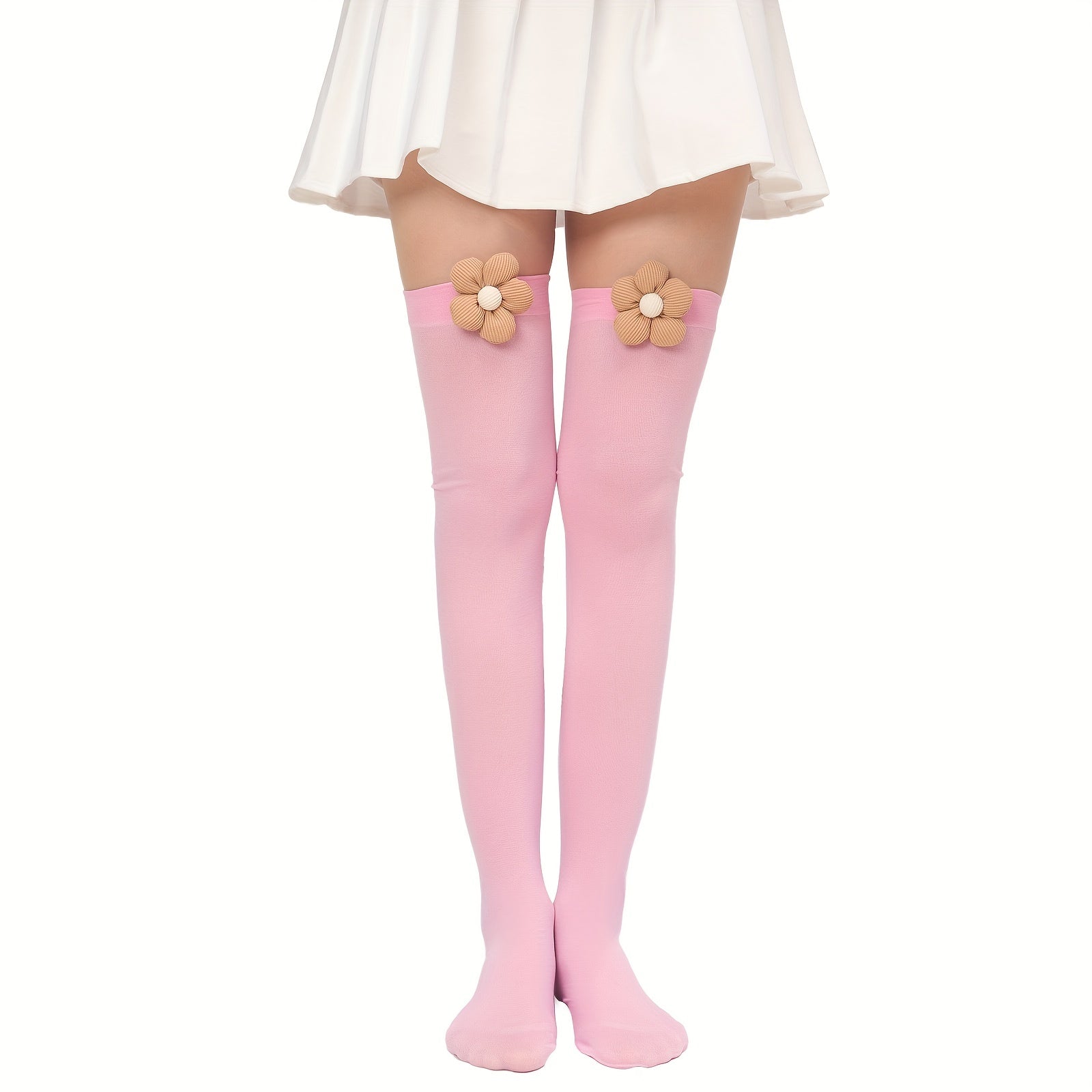 Floral Accessories Over The Knee Socks Women's Stockings