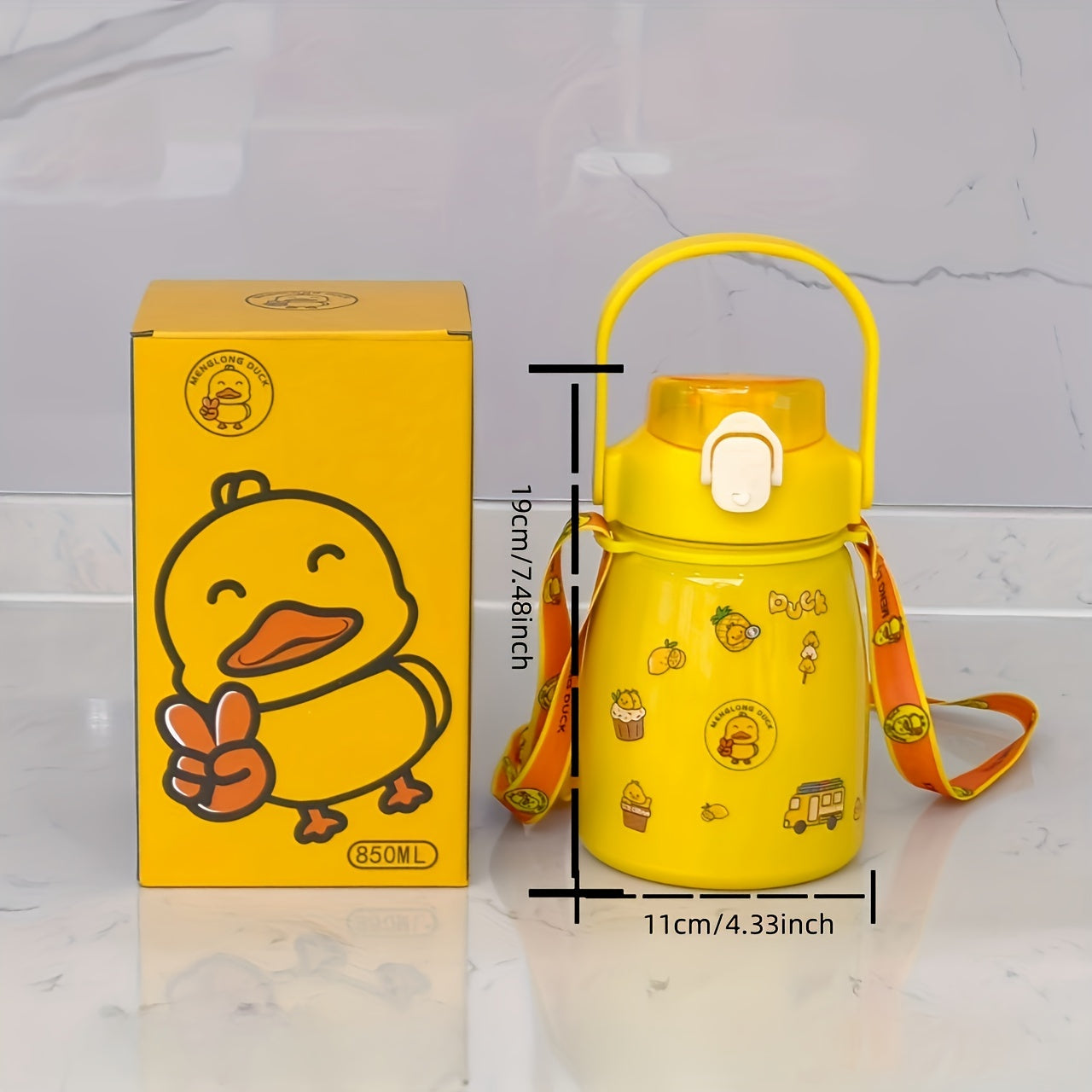850ml Cartoon Stainless Steel Insulation Cup