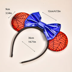 Baby Girls Spider Web Bow Hair Hoop Party Headwear Hair Accessories