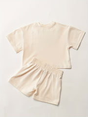 2pcs Baby Casual T-shirt & Shorts Set for Summer