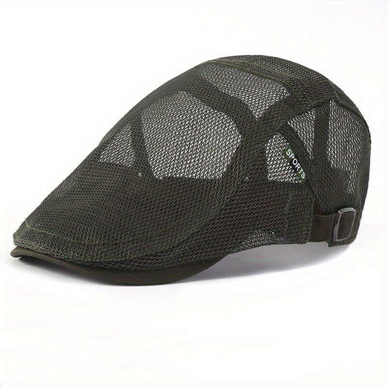 Men's Summer Thin Mesh Hollow Peaked Cap All-match Hat