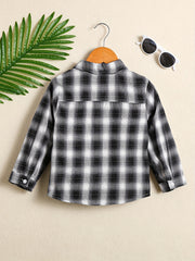 Boys Plaid Button up Shirt Long Sleeve
