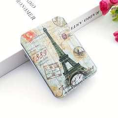 Small Iron Storage Box for Office Supplies U Disk Pins Postcards
