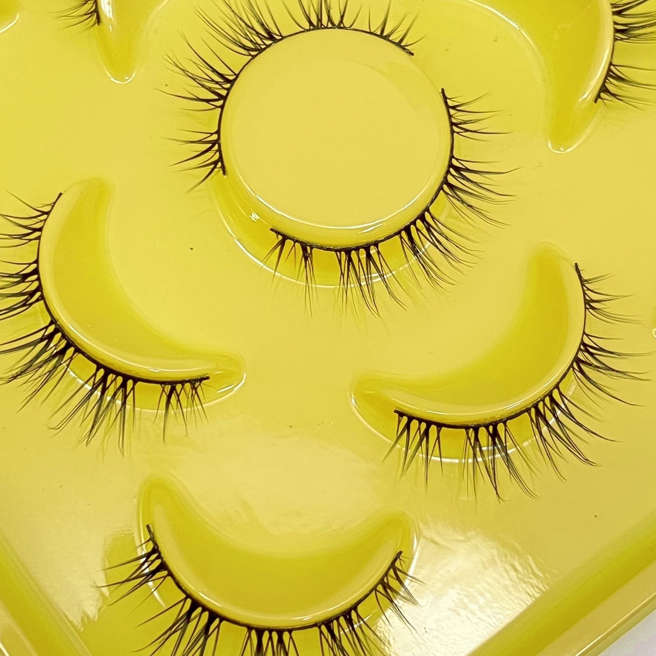 Faux Mink Eyelashes Lightweight Fluffy Lashes 5 Pairs