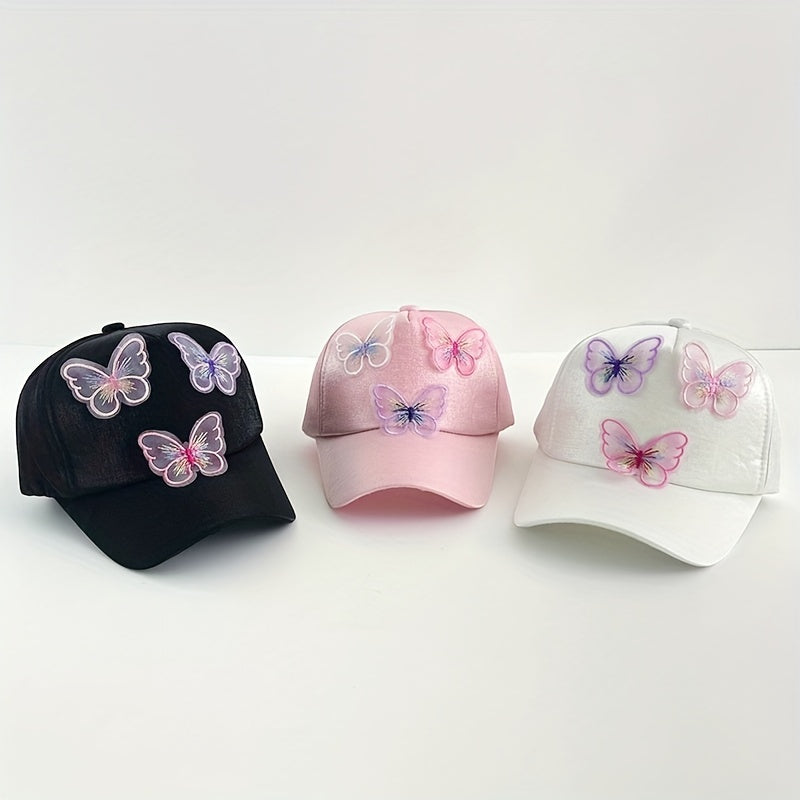 Kids' Duck Tongue Cap Bow Baseball Cap Outdoor Sun Hat
