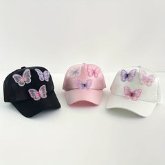 Kids' Duck Tongue Cap Bow Baseball Cap Outdoor Sun Hat