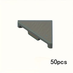 50 Triangular Light Panels and 45 Smooth Ceramic Tiles Building Blocks
