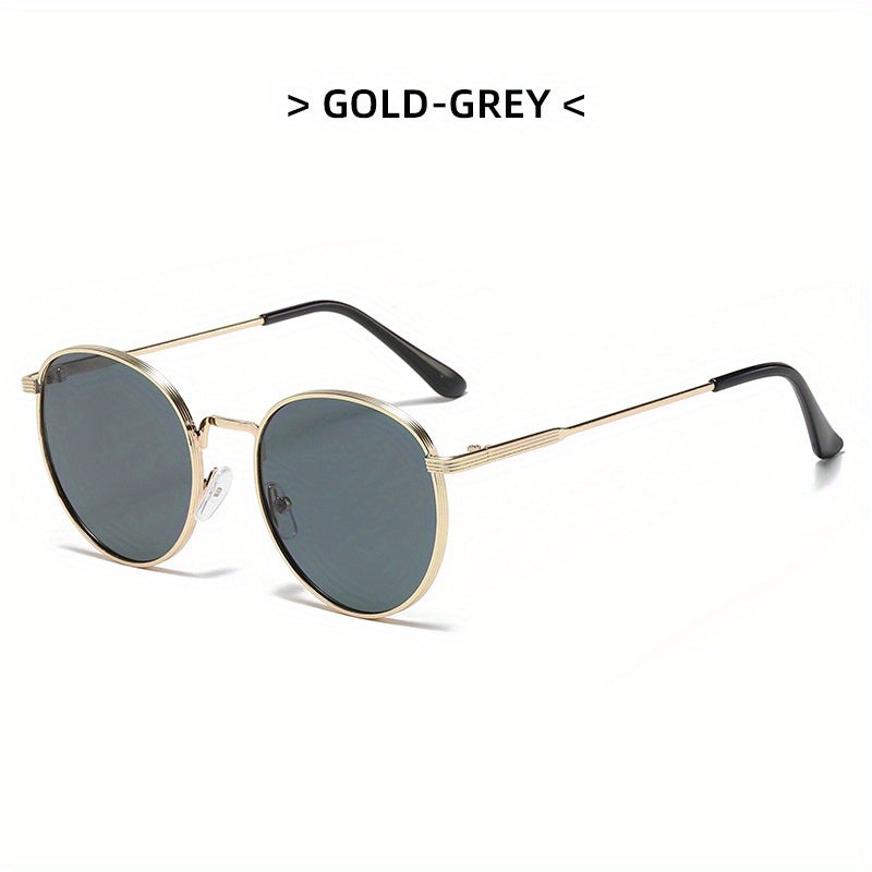 Vintage Mixed Round Metal Frame Sunglasses