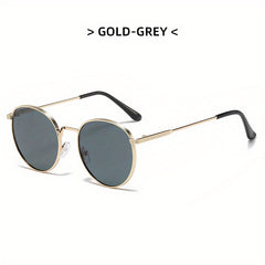 Vintage Mixed Round Metal Frame Sunglasses