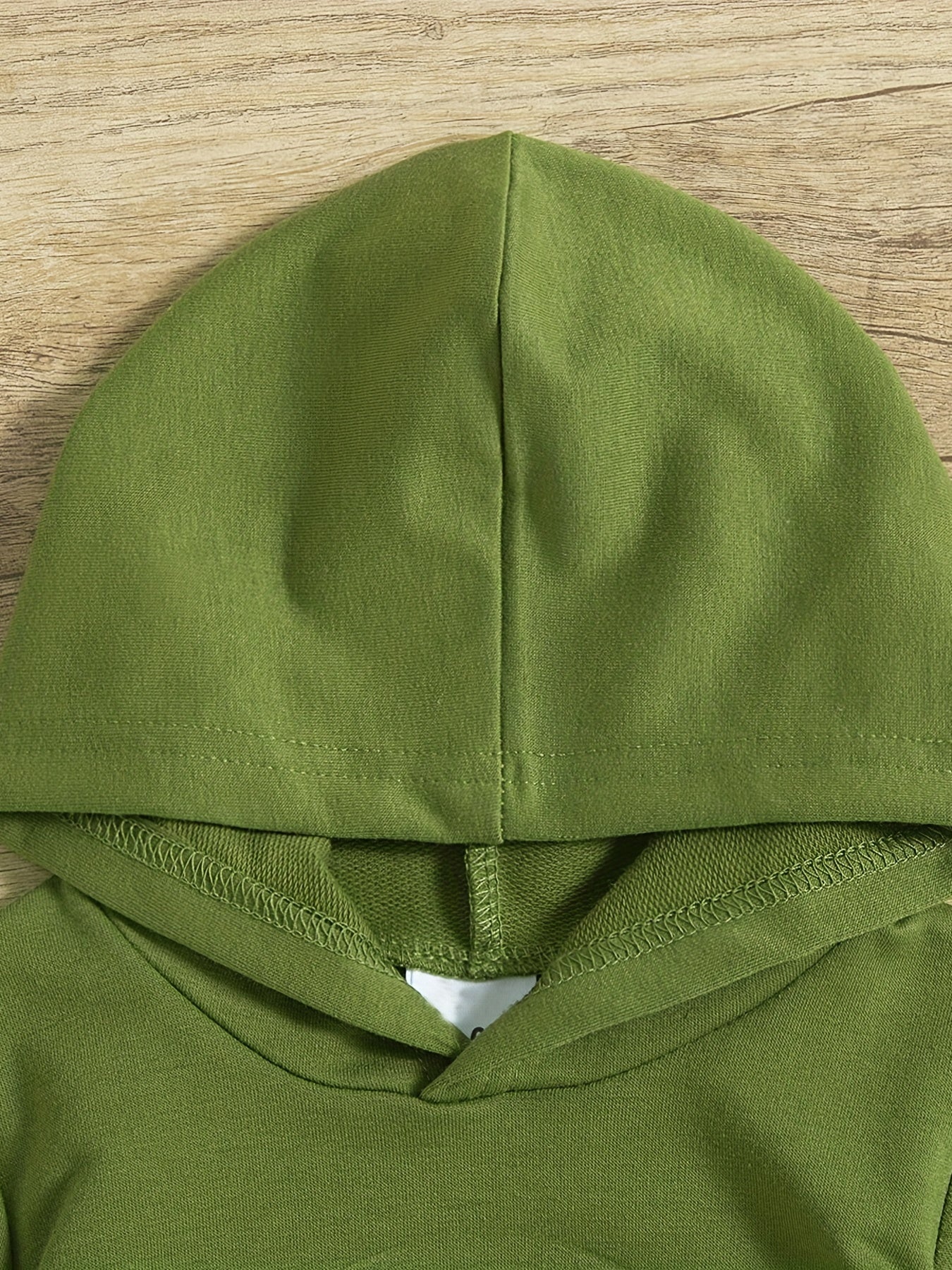 2pcs Baby Boys Casual Hooded Sweatshirt & Pants Set