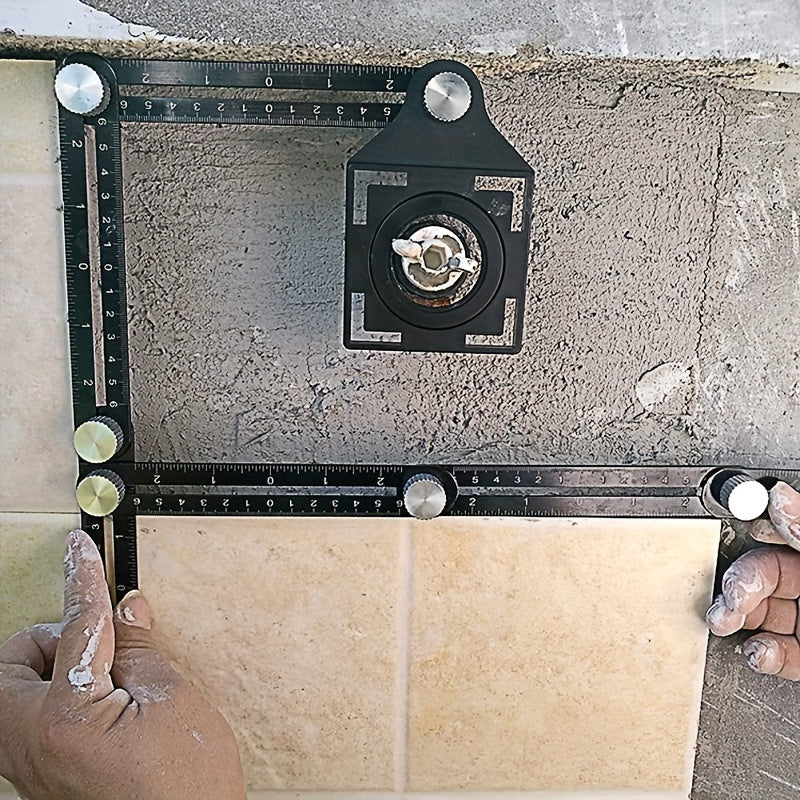 Aluminum Alloy Angle Finder Universal Ruler Drill Guide