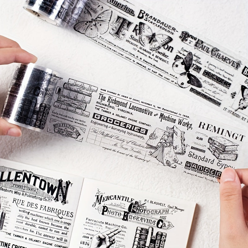 Retro Text Roll Ticket Bag - 6 Styles